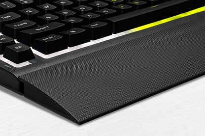 CORSAIR K55 RGB PRO - Dynamic RGB Backlighting - Six Macro Keys with Elgato Stream Deck Software Integration - IP42 Dust and Spill Resistant - Detachable Palm Rest - Dedicated Media and Volume Keys