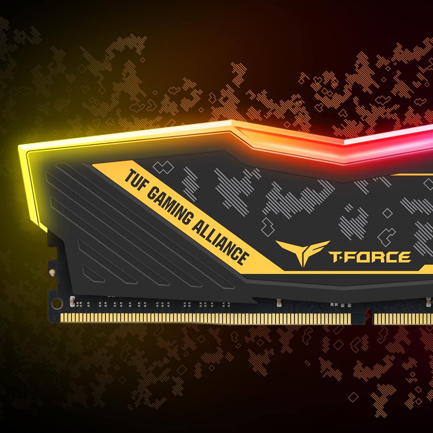 Team Group Delta TUF Gaming RGB 16GB (2x8GB) DDR4 3200MHz RAM - High-Performance Memory for Gamers