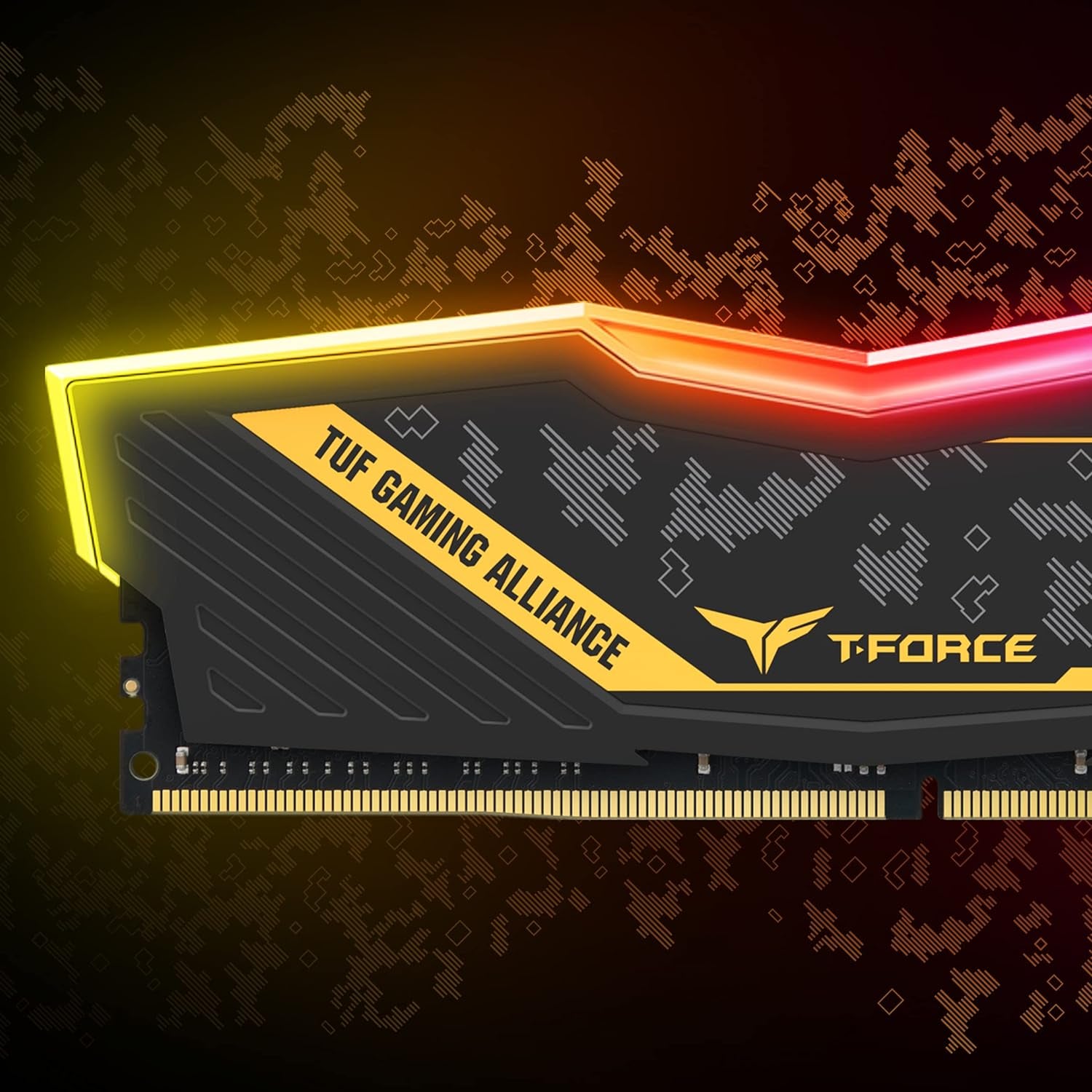 Team Group Delta TUF Gaming RGB 16GB (2x8GB) DDR4 3200MHz RAM - High-Performance Memory for Gamers