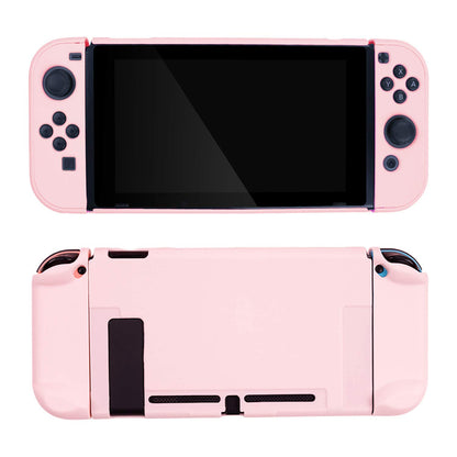 Geekshare Switch Protective Case Slim Cover Case for Switch and Joy Con - Shock-Absorption and Anti-Scratch (Sakura Pink)