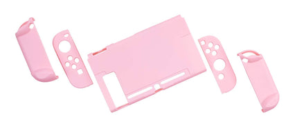 Geekshare Switch Protective Case Slim Cover Case for Switch and Joy Con - Shock-Absorption and Anti-Scratch (Sakura Pink)
