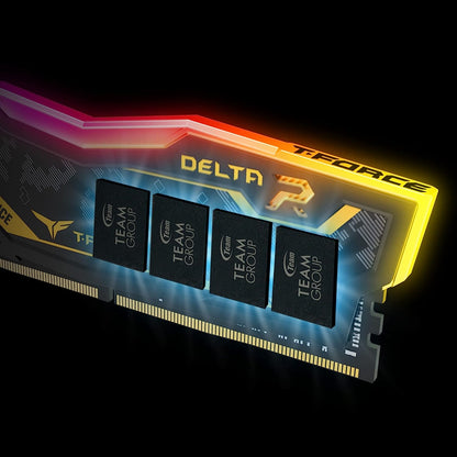 Team Group Delta TUF Gaming RGB 16GB (2x8GB) DDR4 3200MHz RAM - High-Performance Memory for Gamers