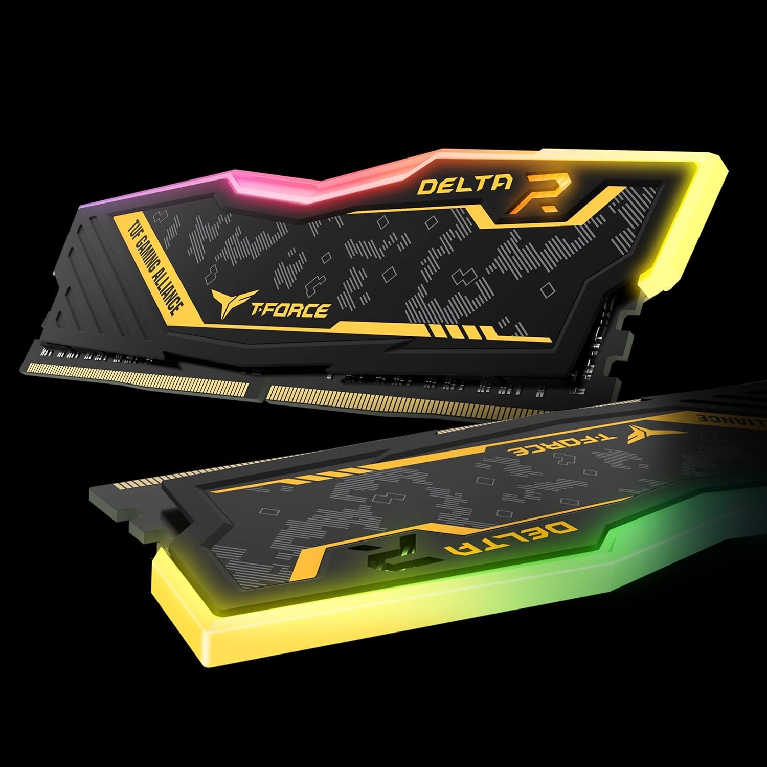Team Group Delta TUF Gaming RGB 16GB (2x8GB) DDR4 3200MHz RAM - High-Performance Memory for Gamers