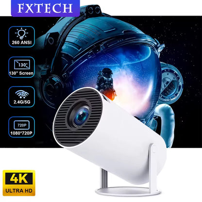 2026 New Outdoor Portable Projector 4K Wifi 1080P 1280*720P HD Home Cinema Video Movies LED Projetor Video Game Projection